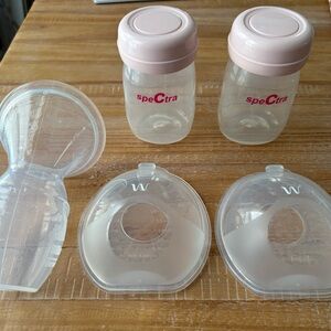 Spectra containers, willow collection cups, haakaa manual pump